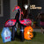 Skeleton Flamingo Tombstone Inflatable For Halloween Decoration