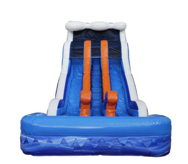17'H Dual Lane Water Slide