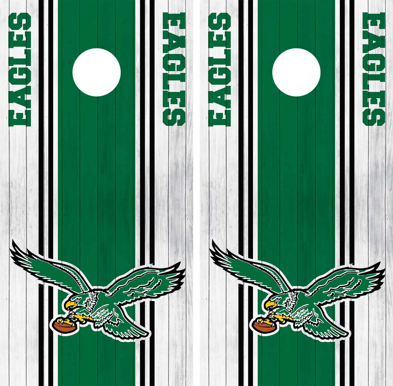 Philadelphia Eagles Cornhole Wraps / Skins