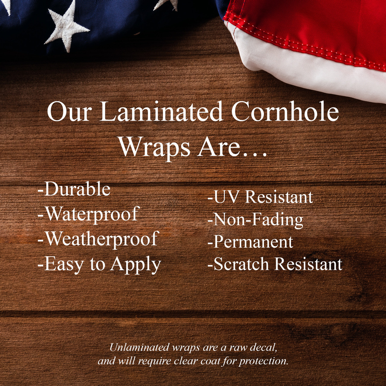 No One Fights Alone Thin Line USA American Flag Cornhole Wraps / Skins