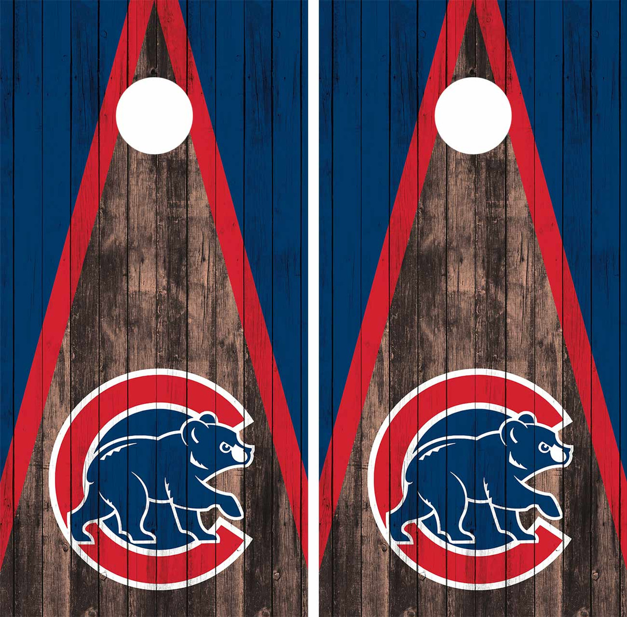 Chicago Cubs Cornhole Wraps / Skins