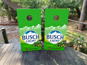 Busch Beer Cornhole Wraps / Skins / Vinyls / Stickers / Decals Busch Beer Cornhole Wraps / Skins / Vinyls / Stickers / Decals