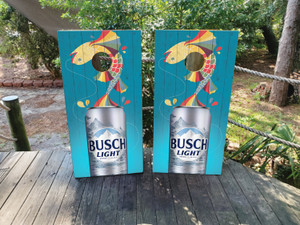 Busch Beer Cornhole Wraps / Skins / Vinyls / Stickers / Decals Busch Beer Cornhole Wraps / Skins / Vinyls / Stickers / Decals