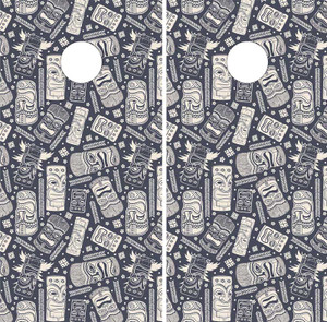 Tiki cornhole wraps / skins /decals / stickers / vinyl Tiki cornhole wraps / skins /decals / stickers / vinyl