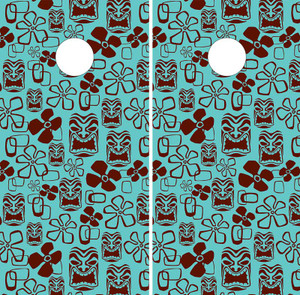 Tiki cornhole wraps / skins /decals / stickers / vinyl Tiki cornhole wraps / skins /decals / stickers / vinyl