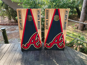 Atlanta Braves Cornhole Wraps / Skins / Decals / Stickers Atlanta Braves Cornhole Wraps / Skins / Decals / Stickers