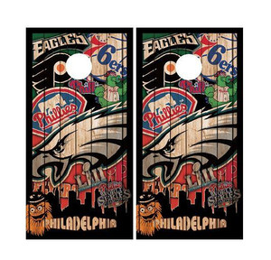 Philly cornhole wraps / skins / vinyl / decal Philly cornhole wraps / skins / vinyl / decal
