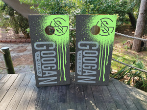 Googan Squad Cornhole Wraps, Decals, Stickers, Vinyl Googan Squad Cornhole Wraps, Decals, Stickers, Vinyl