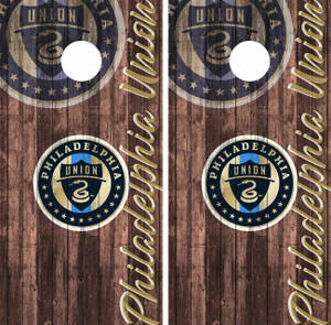 Philadelphia Union Cornhole Wrap / Skins / Decals / Stickers