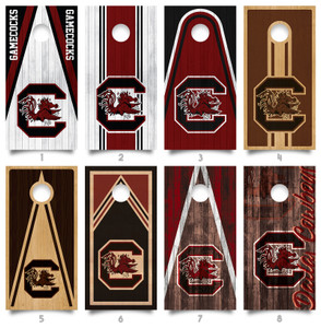 South Carolina Gamecocks Cornhole Wraps South Carolina Gamecocks Cornhole Wraps