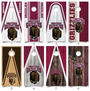 Montana Grizzlies Cornhole Wraps / Stickers / Decals / Vinyl Montana Grizzlies Cornhole Wraps / Stickers / Decals / Vinyl