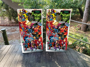 Marvel Cornhole Wraps / Stickers / Decals / Vinyl Marvel Cornhole Wraps / Stickers / Decals / Vinyl