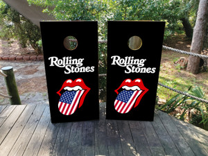 Rolling Stones Cornhole Wraps / Stickers / Decals / Vinyl Rolling Stones Cornhole Wraps / Stickers / Decals / Vinyl