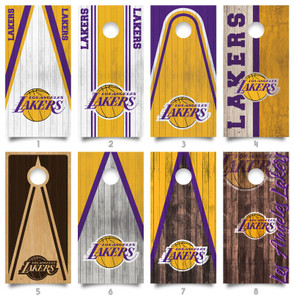 LA, Los Angeles, lakers, Basketball Cornhole Wrap / Skins / Decals / Stickers