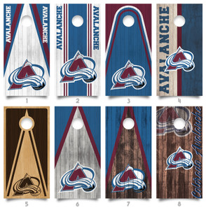 Avalanche Cornhole Wraps / Stickers / Vinyl / Decals Avalanche Cornhole Wraps / Stickers / Vinyl / Decals