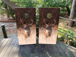 Deer hunter cornhole wraps/ skins / stickers / decals / vinyl Deer hunter cornhole wraps/ skins / stickers / decals / vinyl