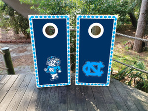 North Carolina Tar Heels Cornhole Wraps / Stickers / Decals / Vinyl
