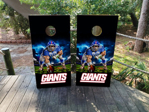 New York Giants Cornhole Wraps and Skins New York Giants Cornhole Wraps and Skins