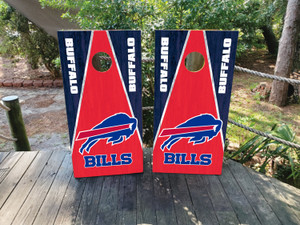 Buffalo Bills Cornhole Wraps / Cornhole Skins - Design 28