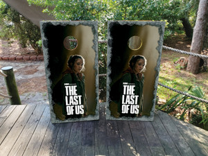 The Last Of Us Cornhole Wraps / Skins Design 2 The Last Of Us Cornhole Wraps / Skins Design 2