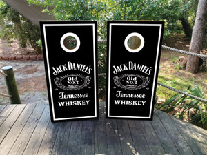 Jack Daniels Tennessee Whiskey Cornhole Wraps / Skins - Design 4