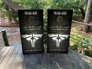 The Last Of Us Cornhole Wraps / Skins Design 3 The Last Of Us Cornhole Wraps / Skins Design 3