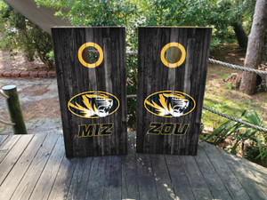 University of Missouri Tigers MIZZOU Cornhole Wraps / Skins University of Missouri Tigers MIZZOU Cornhole Wraps / Skins