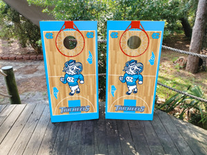 University of North Carolina Basketball Courts Cornhole Wraps / Skins University of North Carolina Basketball Courts Cornhole Wraps / Skins
