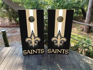 New Orleans Saints Cornhole Wraps / Skins  - Design 10