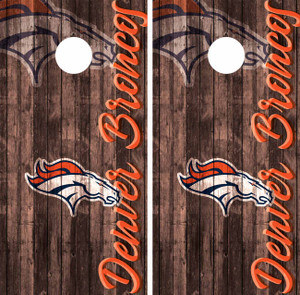 Denver Broncos Cornhole Decal Denver Broncos Cornhole Decal