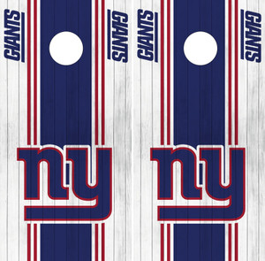 New York NY Giants Cornhole Wraps / Skins - Design 2.1 New York NY Giants Cornhole Wraps / Skins - Design 2.1