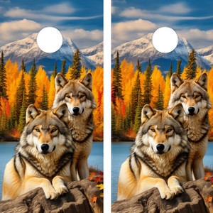 Elevate your cornhole game with the spirit of the wild! Embrace the mystique and strength of wolves with custom designs that showcase these majestic creatures. Elevate your cornhole game with the spirit of the wild! Embrace the mystique and strength of wolves with custom designs that showcase these majestic creatures.
