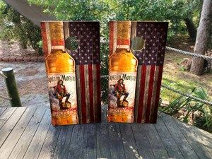Captain Morgan Whiskey Cornhole Wraps / Skins Captain Morgan Whiskey Cornhole Wraps / Skins