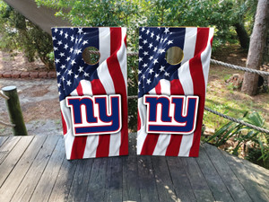 New York Giants Cornhole Wraps and Skins and Decals New York Giants Cornhole Wraps and Skins and Decals