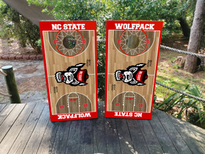 North Carolina Wolfpack Cornhole Wraps / Stickers / Decals / Vinyl North Carolina Wolfpack Cornhole Wraps / Stickers / Decals / Vinyl