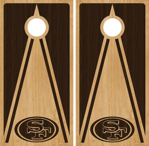 San Francisco 49ers Cornhole Wraps / Skins / Decals / Stickers