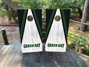 Green Bay Colors Cornhole Wraps Green Bay Colors Cornhole Wraps