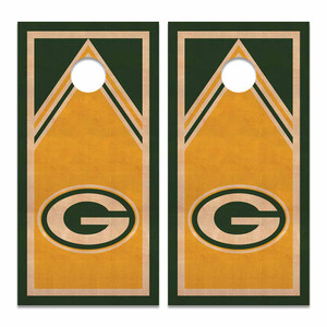 Green Bay Packers Cornhole Wraps Green Bay Packers Cornhole Wraps