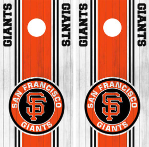 San Francisco Giants Cornhole Wraps / Skins - Design 2 San Francisco Giants Cornhole Wraps / Skins - Design 2