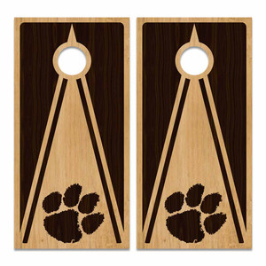 Clemson Tigers Cornhole Wraps Skins Vinyls Decals Clemson Tigers Cornhole Wraps Skins Vinyls Decals