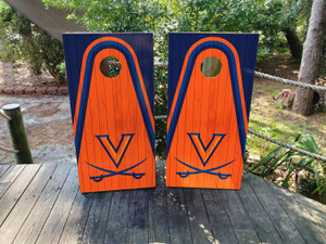 Virginia Cavaliers Cornhole Wraps / Stickers / Decals / Vinyl Virginia Cavaliers Cornhole Wraps / Stickers / Decals / Vinyl