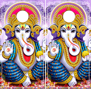 Ganesha cornhole wraps / skins / decals/ stickers Ganesha cornhole wraps / skins / decals/ stickers