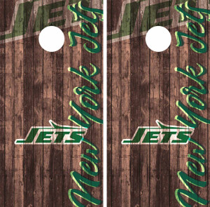 New York Jets Cornhole Wraps / Skins / Vinyl