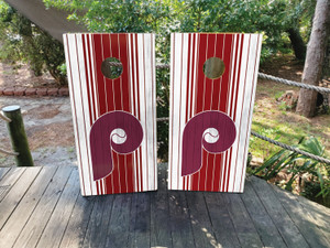 Philadelphia Phillies Cornhole Wrap / Skins / Decals / Stickers Philadelphia Phillies Cornhole Wrap / Skins / Decals / Stickers