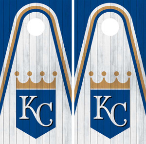 Kansas City Royals, Cornhole Wraps Skins Vinyls Decals Stickers Kansas City Royals, Cornhole Wraps Skins Vinyls Decals Stickers