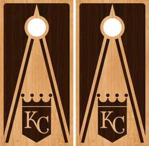 Kansas City Royals,  Cornhole Wraps Skins Vinyls Decals Stickers