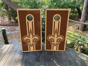 New Orleans Saints  Cornhole Wraps Skins Vinyls Decals Stickers