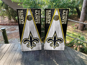 New Orleans Saints  Cornhole Wraps Skins Vinyls Decals Stickers