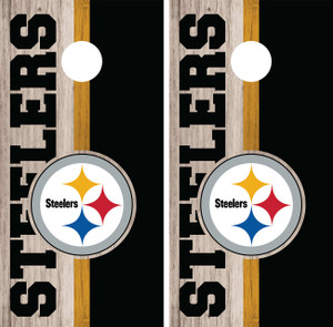 Steelers Cornhole Wraps / Decals / Stickers / Vinyls Steelers Cornhole Wraps / Decals / Stickers / Vinyls