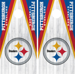 Steelers Cornhole Wraps / Decals / Stickers / Vinyls Steelers Cornhole Wraps / Decals / Stickers / Vinyls